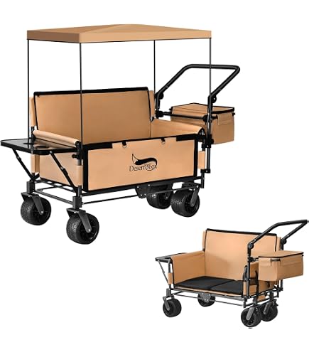 Amazon | BTM キャリーワゴン 屋根付き 長物対応 折りたたみ 耐荷重